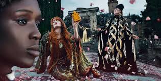 Florence Welch Backstage at Gucci Bloom campaign (2020)