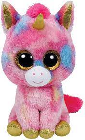 Ty Beanie Boo Plush Fantasia The Unicorn 15cm Pink Amazon Co Uk Toys Games