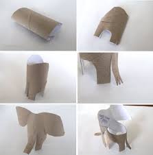 Des rouleaux de papier toilette, on en jette régulièrement sans réfléchir. Un Elephant En Rouleau De Papier Toilette Toilettenrolle Basteln Elefant Basteln Drachen Selber Basteln