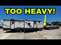 Crazy Heavy Travel Trailer See How Much With Weigh Safe Hitch