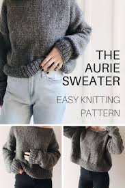 The pattern library includes a mix of free and premium patterns, along with video tutorials that walk you. Knitting Pattern The Aurie Modern Chunky Oversized Knit Etsy Jumper Knitting Pattern Knitting Patterns Free Sweater Easy Knitting Patterns