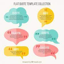 Download Free Flat Speech Bubbles With Quote Template Svg Dxf Eps Png Apple Cut Vectors Photos And Psd Files Free Download