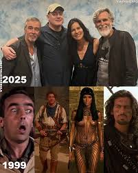 The cast of The Mummy then and now. Photo courtesy of Fan Expo.