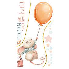 Wandtattoo Spruche Maus Luftballon Leben Zauberhaft Wandtattoos Dekodino Mytoys