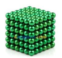 5mm Green Buckyballs Magnetic Balls Toys Magnet Balls Puzzles N42 Sphere  Neodymium Magnets 216-Piece Set