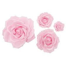 Wall decor paper flowers paper flowers wall decor sleepy | etsy. Rosdorf Park 4 Piece Rose Foam Flower Wall Decor Set Wayfair