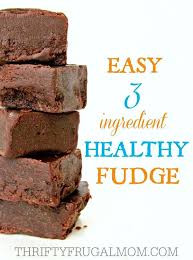 Easy 3 Ingredient Healthy Fudge Recipe Healthy Fudge Healthy Fudge Recipe Fudge Recipes