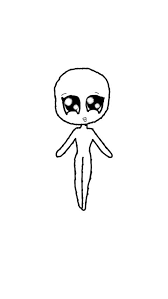 A Chibi Stencil For All Dibujos Kawaii Kawaii Dibujos