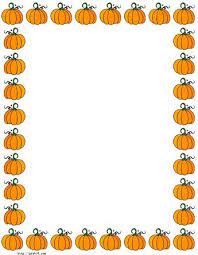 Halloween Cute Pumpkins Border Paper Free Printable Halloween Paper Border Borders For Paper Halloween Paper Halloween Borders