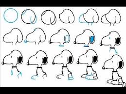 How To Draw Snoopy From Charlie Brown Easy Simple Step By Step Drawing Tutorial Youtube Snoopy Drawing Easy Drawings Step By Step Drawing