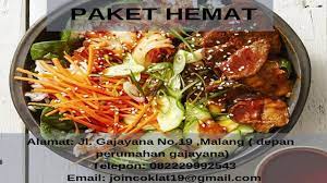 Paket Hemat Wa 0822 2999 2543 Rice Bowl Malang Makanan Coklat Minuman