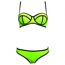 Maillot de bain femme, vente en ligne de maillots de bain 1 pièce, 2 pièces et bikinis du 34 au 46 sur la redoute avec la livraison gratuite en point relais colis®. Maillot De Bain 2 Pieces Bandeau Effet Neoprene Top Tendance Jaune Fluo Style Bikinis