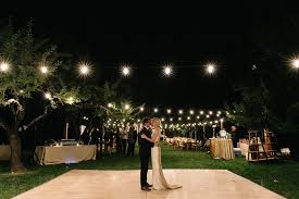 Bistro Lights Dance Floor Inspo Outdoor Dance Floors Napa Wedding Lit Dance