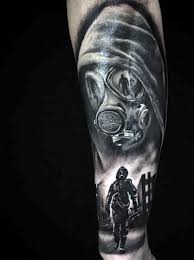 A samurai mask tattoo is for men & women who love japanese culture, as well as some amazing and popular japanese symbols. 100 Gas Mask Tattoo Designs For Men Breath Of Fresh Ideas Gas Mask Tattoo Mask Tattoo Tattoo Designs Men