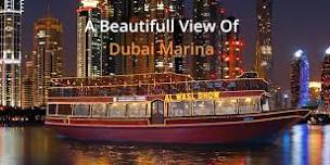 Dubai Harbour: Dhow Cruise Dubai w/ Dinner Drinks Live Music, 1st August