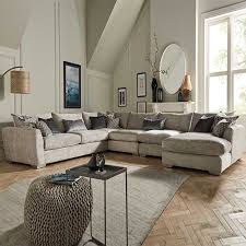 If you want a sofa for a larger room, you have a lot more options. Melbourne Large Corner Sofa With Chaise End Oliver Matthews