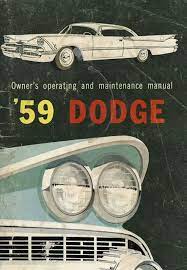 Vintage Automobile Owner S Manual 1959 Dodge Owner S Manual Car Owner S Manual Annswhimseypaper Car Owners Manuals Manual Car Classic Cars Trucks
