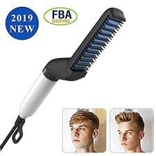 ~~get yourself brand new look with this guide right now!~~ if you've ever seen a hairstyle you loved and thought, i wish i could get that with my curly hair, wish no more! Electric Hair Comb For Men Beard Straightening Comb Curly Hair Straightening Curler Comb Man S Style Magic Massage For Diy Flexible Modeling Natural Side Hair Detangling Buy Online In Bahamas At Bahamas Desertcart Com Productid