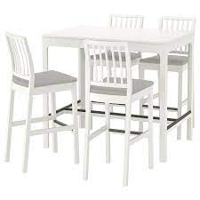 Explore our full range of products from sofas, beds, dinning tables and even office furniture. Ekedalen Ekedalen Bar Table And 4 Bar Stools White Orrsta Light Grey Ikea