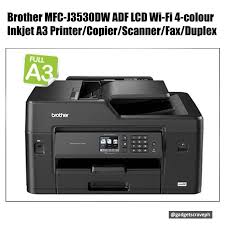 This download only includes the printer drivers and is for users who are familiar with installation using the add printer wizard in windows. Brother Mfc J3530dw Adf Lcd Wi Fi 4 Colour Inkjet A3 Printer Copier Scanner Fax Duplex Electronics Printers Scanners On Carousell