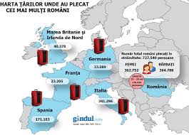 Harta Http Www Gandul Info Stiri Recensamant Date Finale Cati Romani Sunt In Afara Romaniei Situatia Pe Tari 11083702 Map Romania Europe