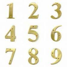 Matrix numbers are always different on each side of the lp, though the difference is often slight. Brass Door Numbers Traditional Font Large Size