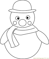 Choose coloring pages of animals, elves, snowman coloring pages and christmas sheets of santa, reindeer coloring sheets, pictures and more! Snowman Coloring Page For Kids Free Snowman Printable Coloring Pages Online For Kids Coloringpages101 Com Coloring Pages For Kids