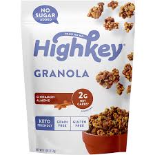 A very yummy diabetic granola recipe! Amazon Com Highkey Snacks Keto Granola Low Carb Cereal Snack No Sugar Added Breakfast Muesli Grain Gluten Free Food Almond Nut Healthy Paleo Diabetic Friendly Foods Cinnamon Almond