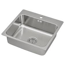 lngudden stainless steel, inset sink