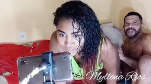 Astronaut Husband Watching Wife Fuck with Lover on Video Call