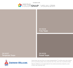 A warm, sophisticated bronze, the color inspires all of us to find sanctuary in any space. I Found These Colors With Colorsnap Visualizer For Iphone By Sherwin Williams Temperate Taupe Sw 6037 Taupe Dining Room Paint Colors For Home Taupe Paint