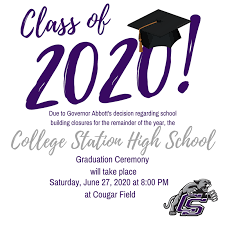 Silhouette young woman graduation in 2020 years, concept education congratulation, copy space. Graduation 2020 Information College Station High School