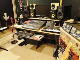 You won't find measurements and advice but you can at least get an idea of the workload and methods used. 5 Awesome Recording Studio Desk Plans On A Budget