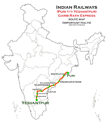 Bangalore To Rajahmundry Distance By Road Puri–Yesvantpur Garib Rath Express - Wikipedia