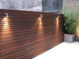 Urban Backyard Ipe Wooden Horizontal Modern House Facades Urban Backyard Wood Fence