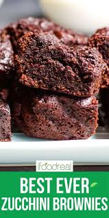 The Best Healthy Zucchini Brownies Healthy Desserts Easy Healthy Baking Healthy Recipes Easy Snacks