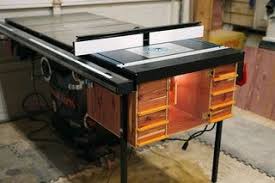 Ultimate Router Table Storage Cabinet Table Saw Extension Wing In 2020 Cabinet Table Saw Table Saw Extension Table Storage