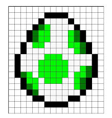 Instant Download Super Mario Yoshi Ei Perler Bead Sprite Muster Nur Videospiel Geekery Nintendo S Perler Bead Mario Hama Beads Patterns Pixel Art Pattern