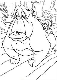Free colouring pages find all these colouring pages a www. Tito Hide Behind Francis In Oliver And Company Coloring Pages Bulk Color