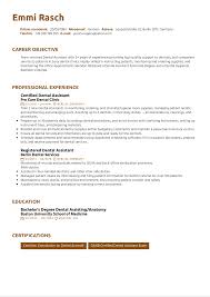 Assisting the admin manager in performing the office work. Dental Assistant Cv Sample Kickresume