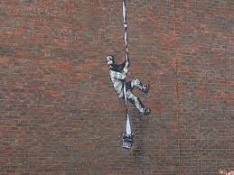 Banksy is the name of an unknown graffiti art superstar. Banksy Stencil Of Oscar Wilde Appears On Reading Prison Wall 2021