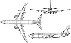 Blueprints > Modern airplanes > Boeing > Boeing P-8A Poseidon