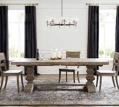 You can see the manufacturer for details. Banks Extending Dining Table Farmhouse Dining Room Restoration Hardware Dining Room Grey Dining Tables