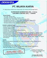 Maybe you would like to learn more about one of these? Lowongan Kerja Pt Wijaya Karya Tingkat Sma D3 Maret 2021 Rekrutmen Lowongan Kerja Bulan Juli 2021