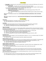 Though author order shouldn't matter, industry custom and practical limitations say otherwise. Apa Citations And References Docx Citation Academia