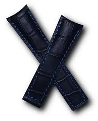 We did not find results for: 22 18 Mm Black Genuine Leather Crocodile Style Deployment Type Strap With Blue Stitching To Fit