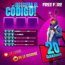 The #1 free fire diamonds & coins generator. Free Fire Latam Ar Twitter Descifra El Codigo Y Gana Uno De Los 20 Conejos Punk Que Tenemos Para Ti Deja El Codigo Y Tu Id En Los Comentarios
