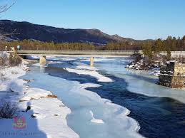 Numedalslågen stretches for over 250 kilometres (160 mi) through the counties of vestfold and telemark and viken_(county). Bruene I Dagali Over Numedalslagen Norsk Vegmuseum Digitaltmuseum