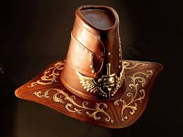 Hat of the witch hunter templar. Witch Hunter Hat Leather Armor Leather Hats Armor