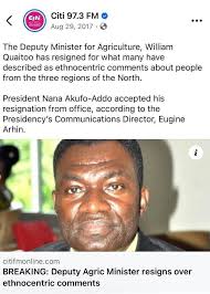 Such a stupid statement from a stup!d man. His utterance leaves a bad taste  in my mouth as Asante. Does he think he sounds better or speaks better with  words than those